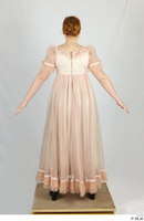  Photos Woman in historical Celebration dress Historical Clothing a poses pink dress whole body 0005.jpg